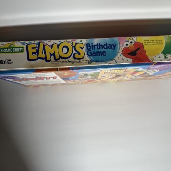 1997 VINTAGE ELMO'S BIRTHDAY GAME -MILTON BRADLEY 100% COMPLETE - Picture 10 of 10